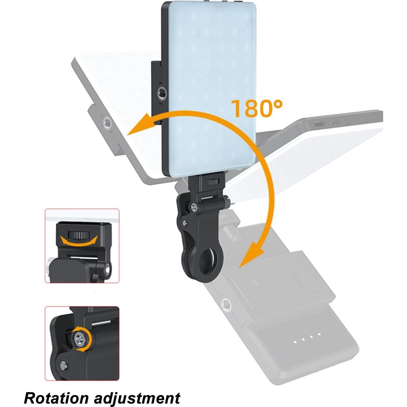 Luz de Video LED Gavigain Dimmable 2500K-9000K Recargable