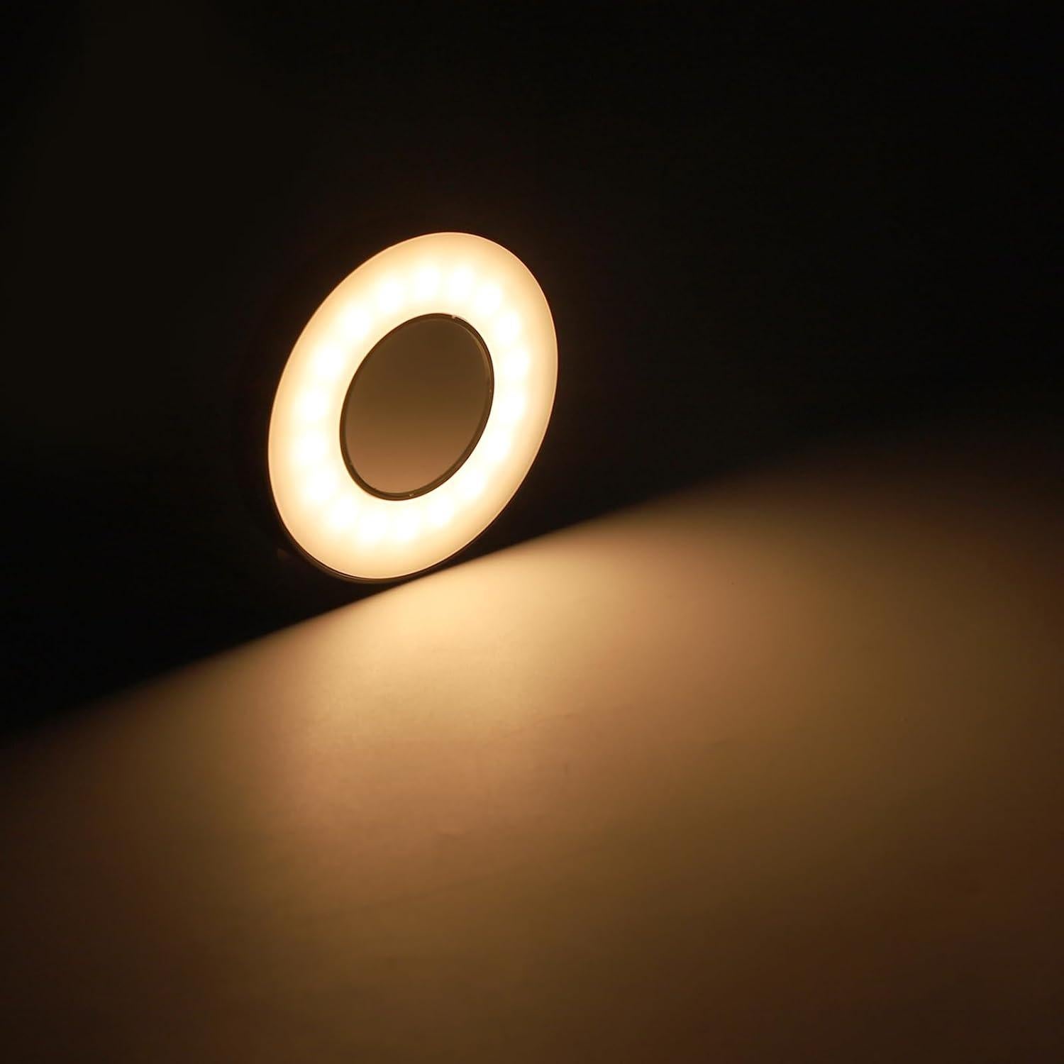 Luz de Selfie LED Magnética Yunseity, 3 Modos, Recargable