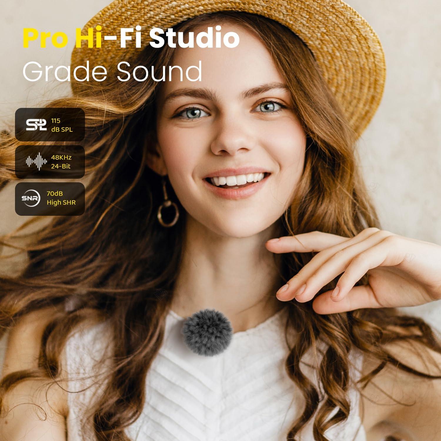 Micrófono Lavalier Inalámbrico K31Pro con Cancelación de Ruido AI