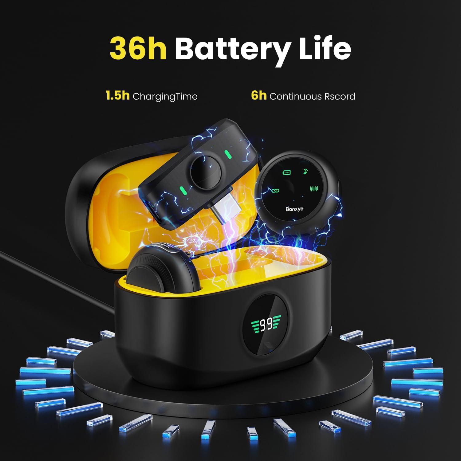 Micrófono Lavalier Inalámbrico K31Pro con Cancelación de Ruido AI