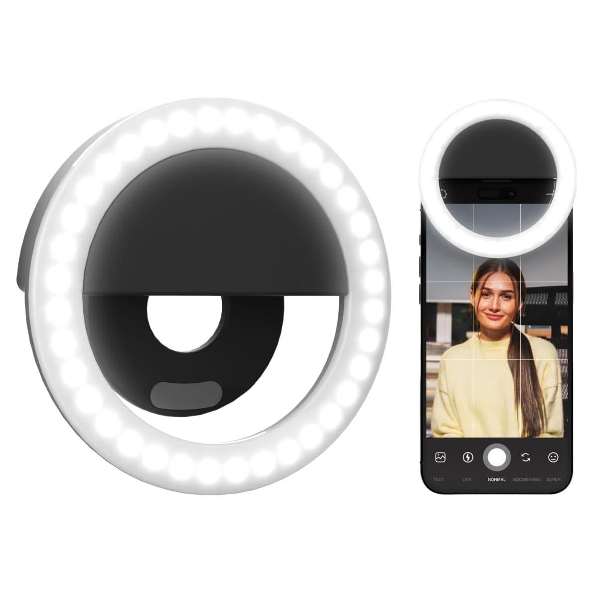 Luz de Anillo LED Recargable ARKON SPLEDRING para Teléfono