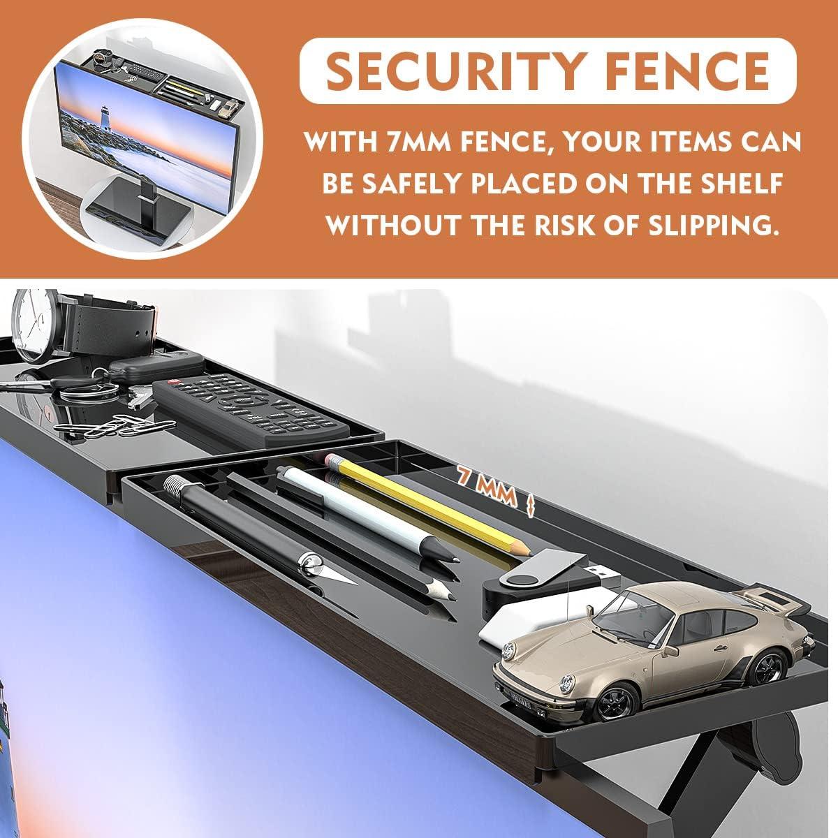 Soporte de TV Hemudu 2 Paquetes 33x13.5 cm Negro