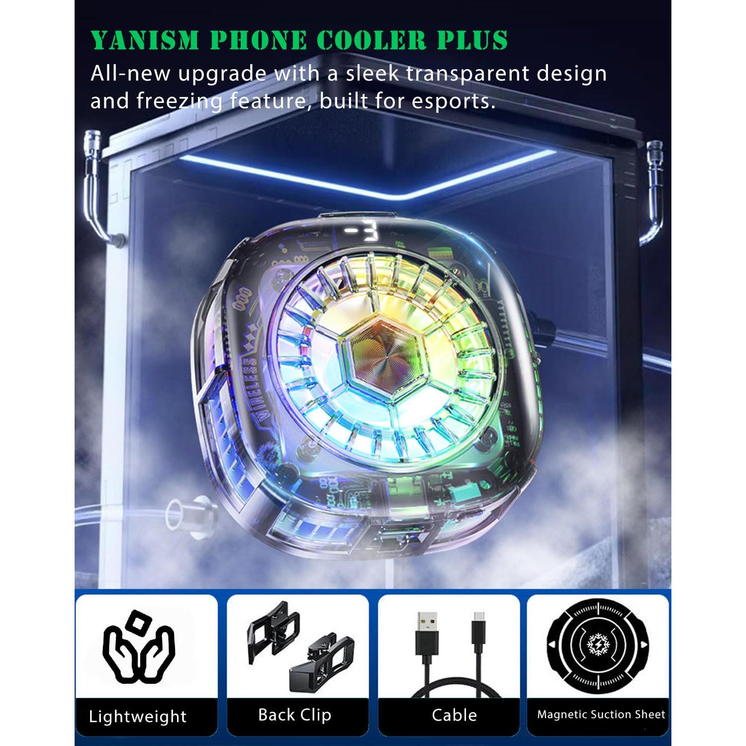 Enfriador Magnético para Teléfono YANISM Y-02, 150g, USB