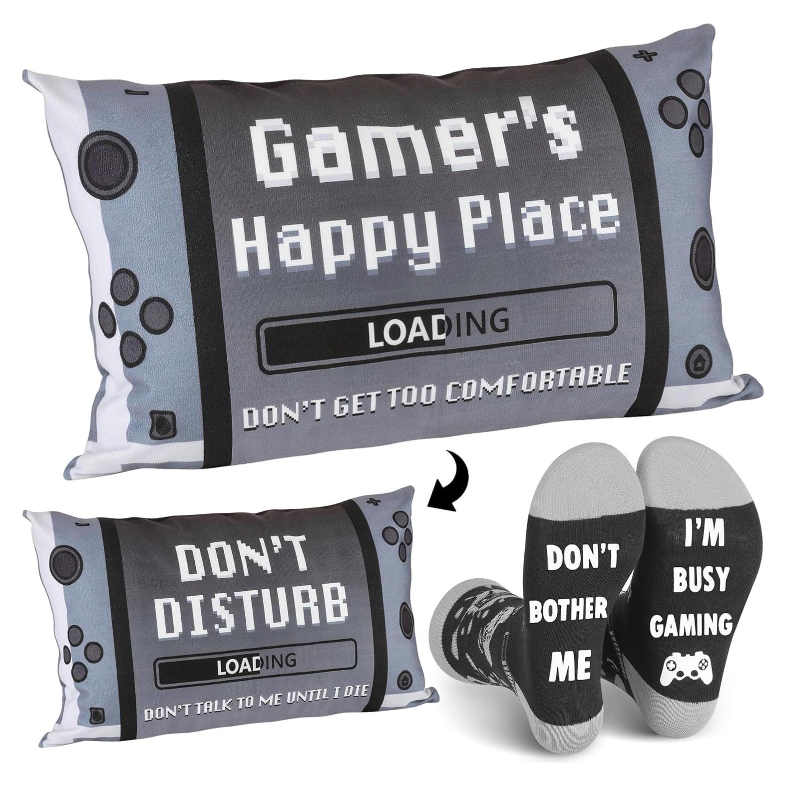 Conjunto de Regalo Gamer Vida de Juego Ocupada - Funda y Calcetines