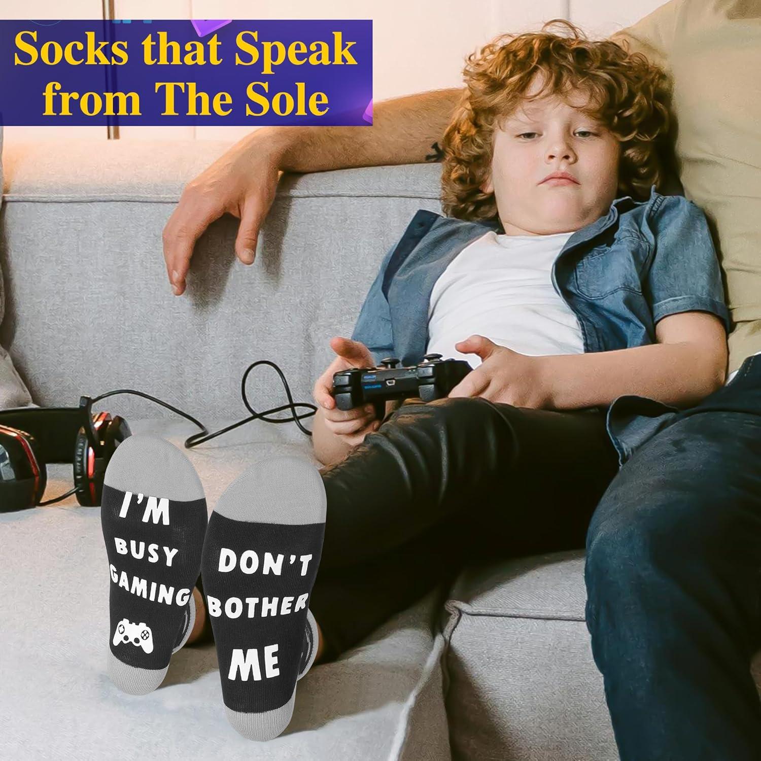 Conjunto de Regalo Gamer Vida de Juego Ocupada - Funda y Calcetines