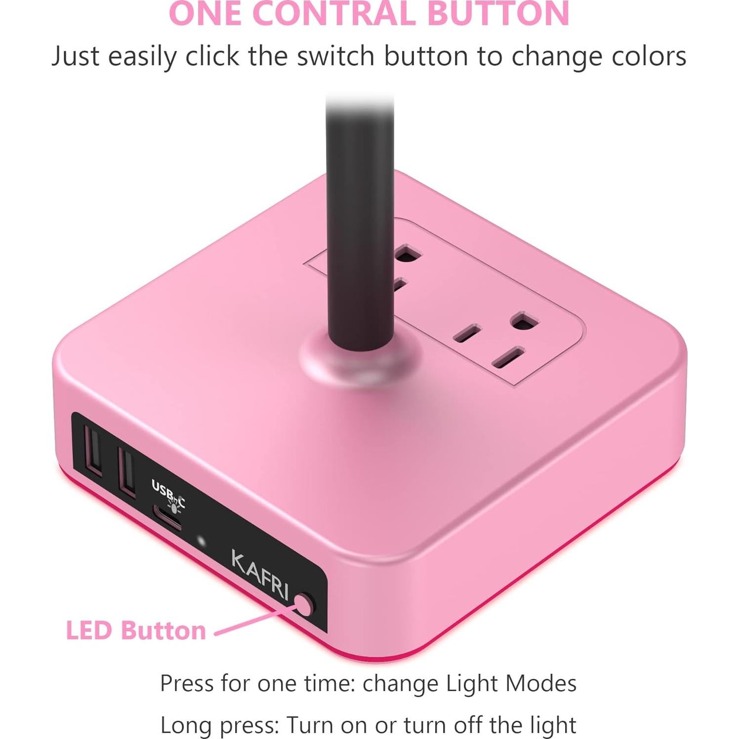 Soporte para Auriculares RGB KAFRI con Cargador USB 3 Puertos