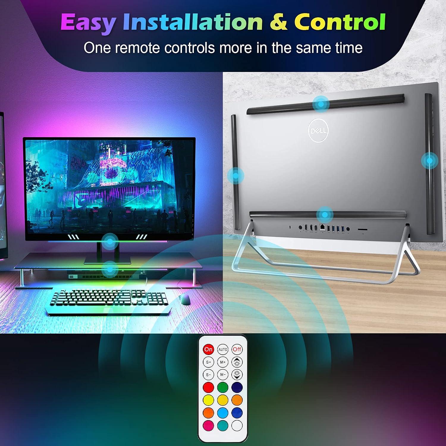 Barra de Luz RGB WILLED para Monitor 31.75cm Control Remoto