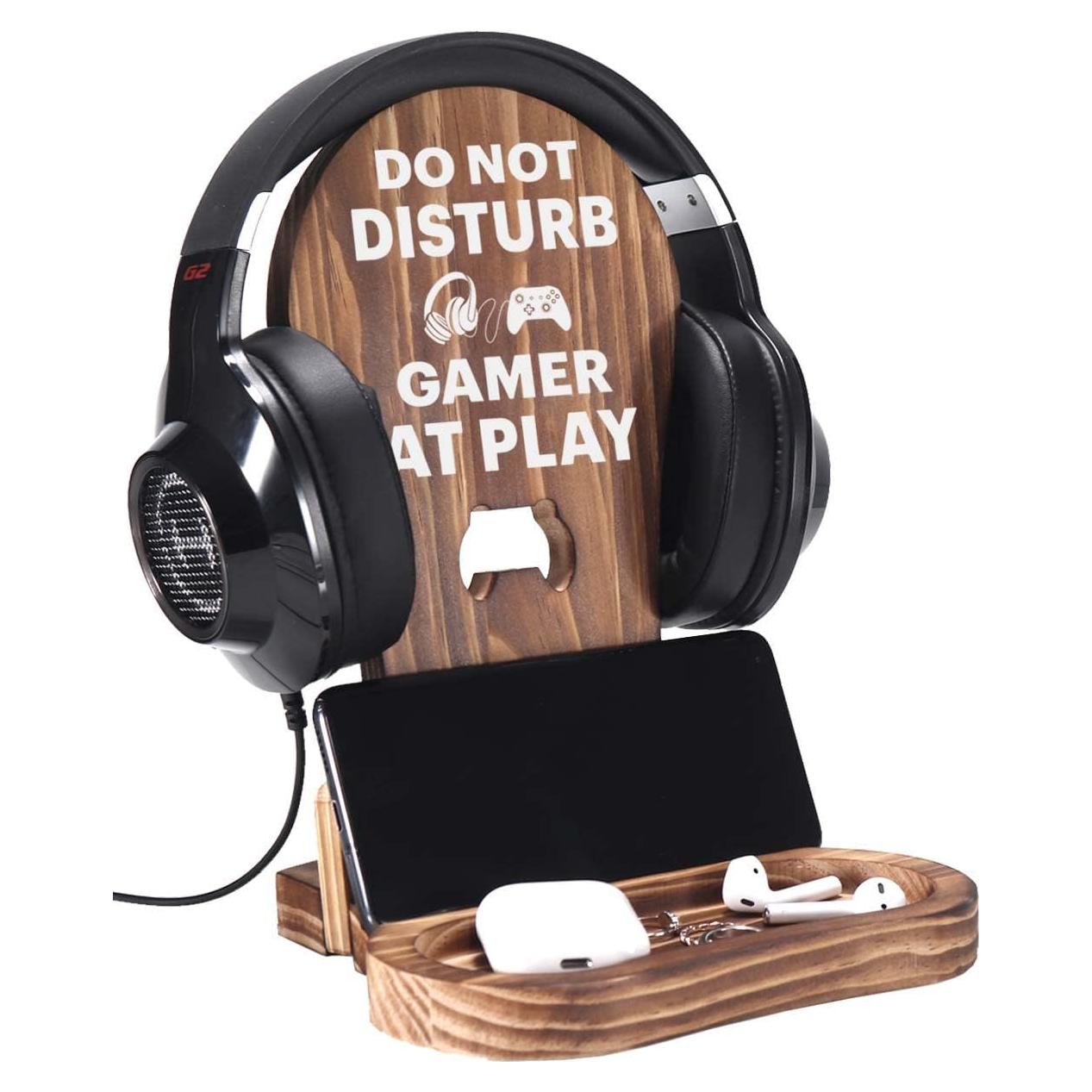 Soporte para Auriculares OCCdesign - Madera de Pino Natural