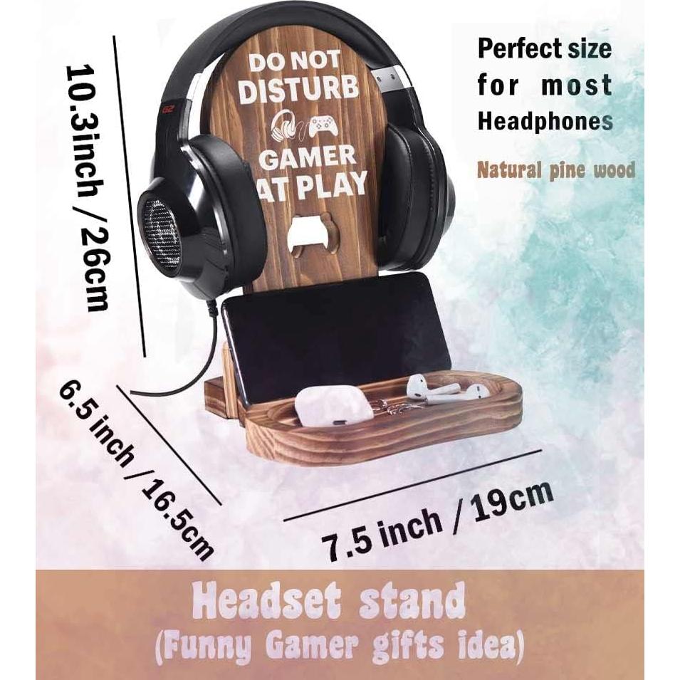 Soporte para Auriculares OCCdesign - Madera de Pino Natural