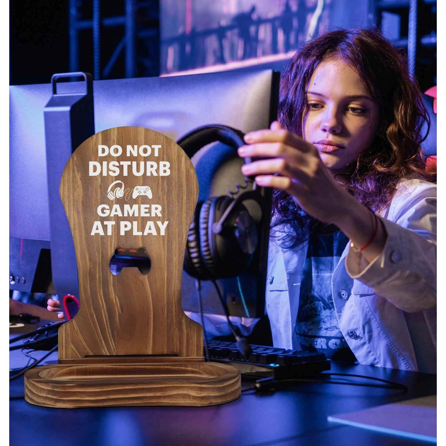 Soporte para Auriculares OCCdesign - Madera de Pino Natural