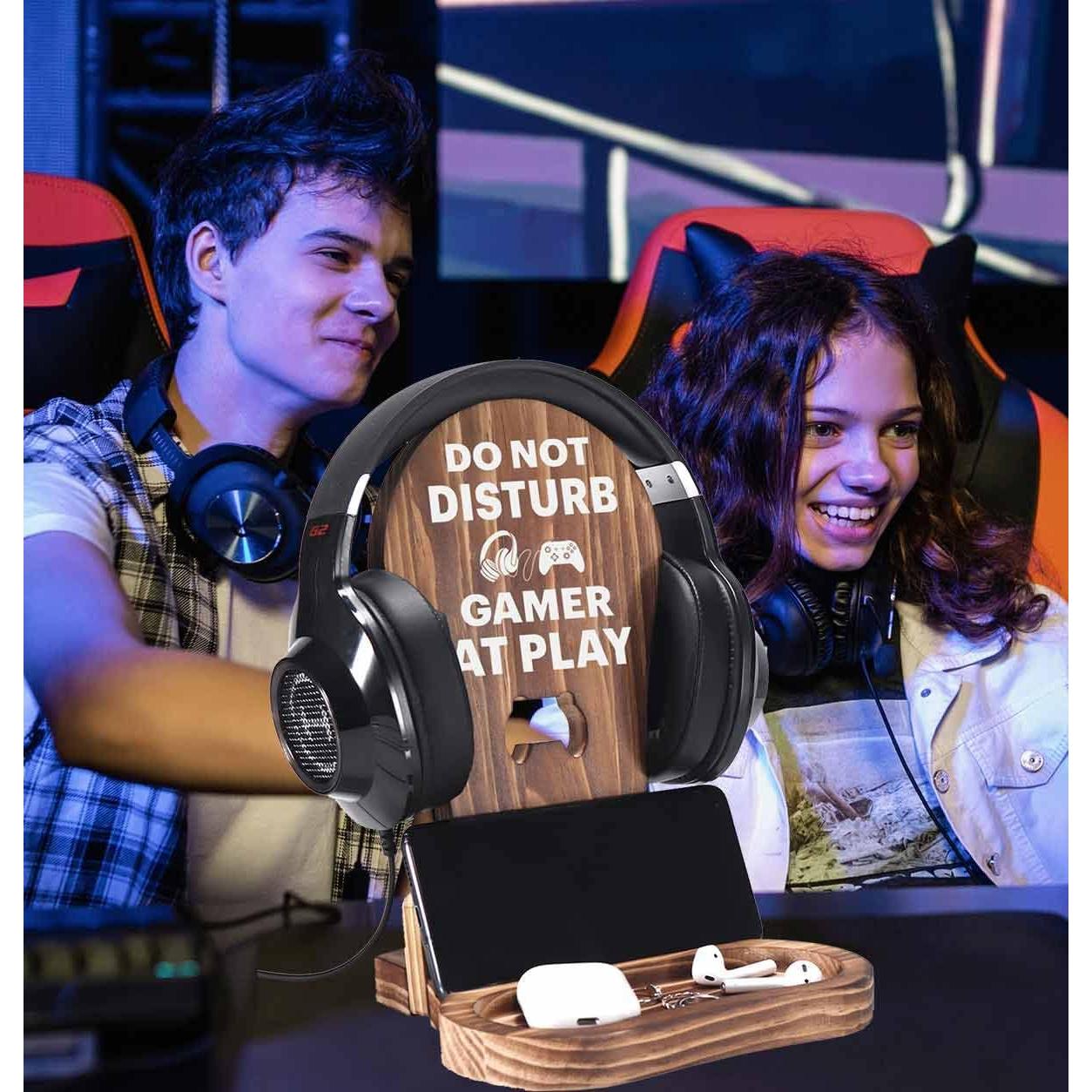 Soporte para Auriculares OCCdesign - Madera de Pino Natural