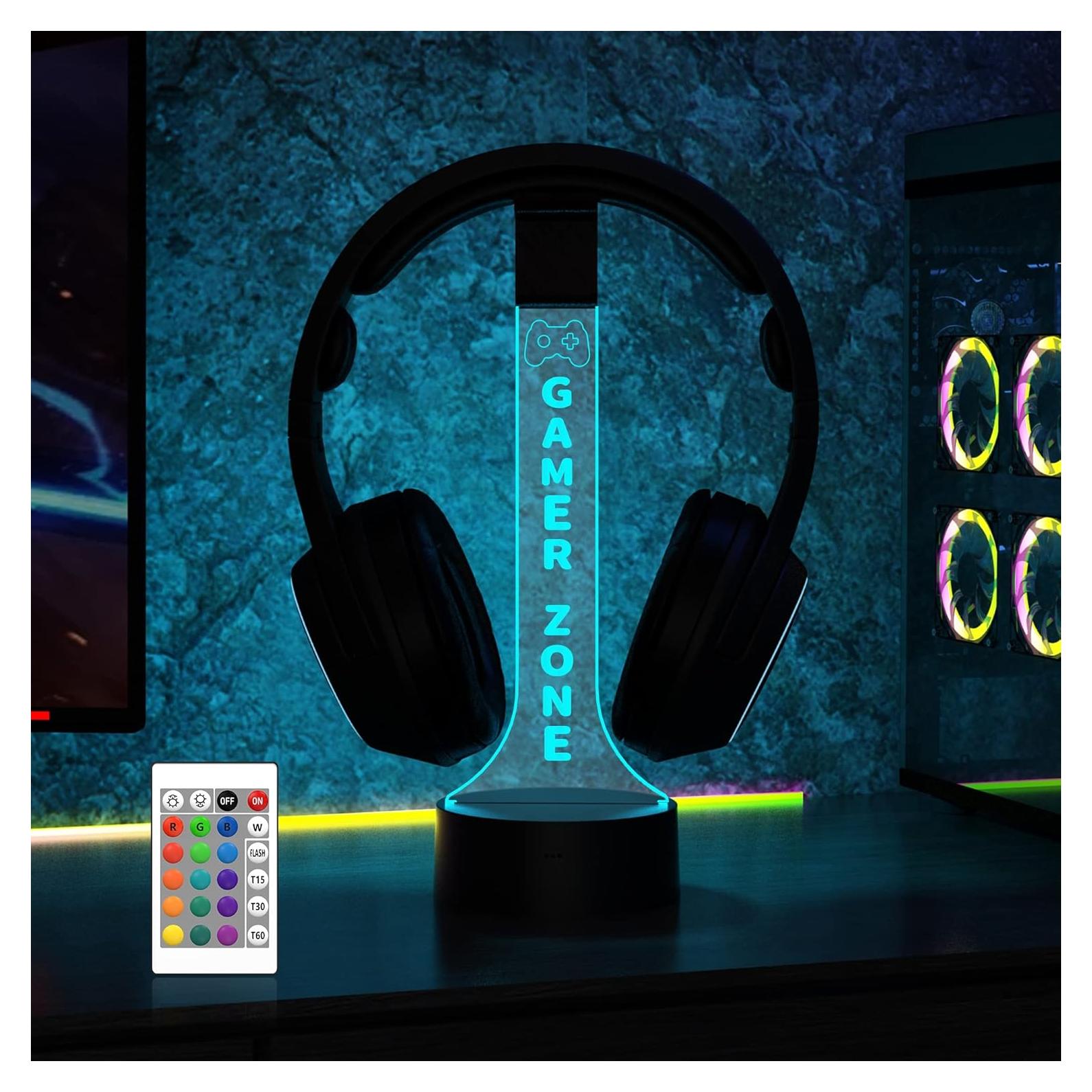 Soporte para Auriculares YuanDian RGB con 16 Luces de Color