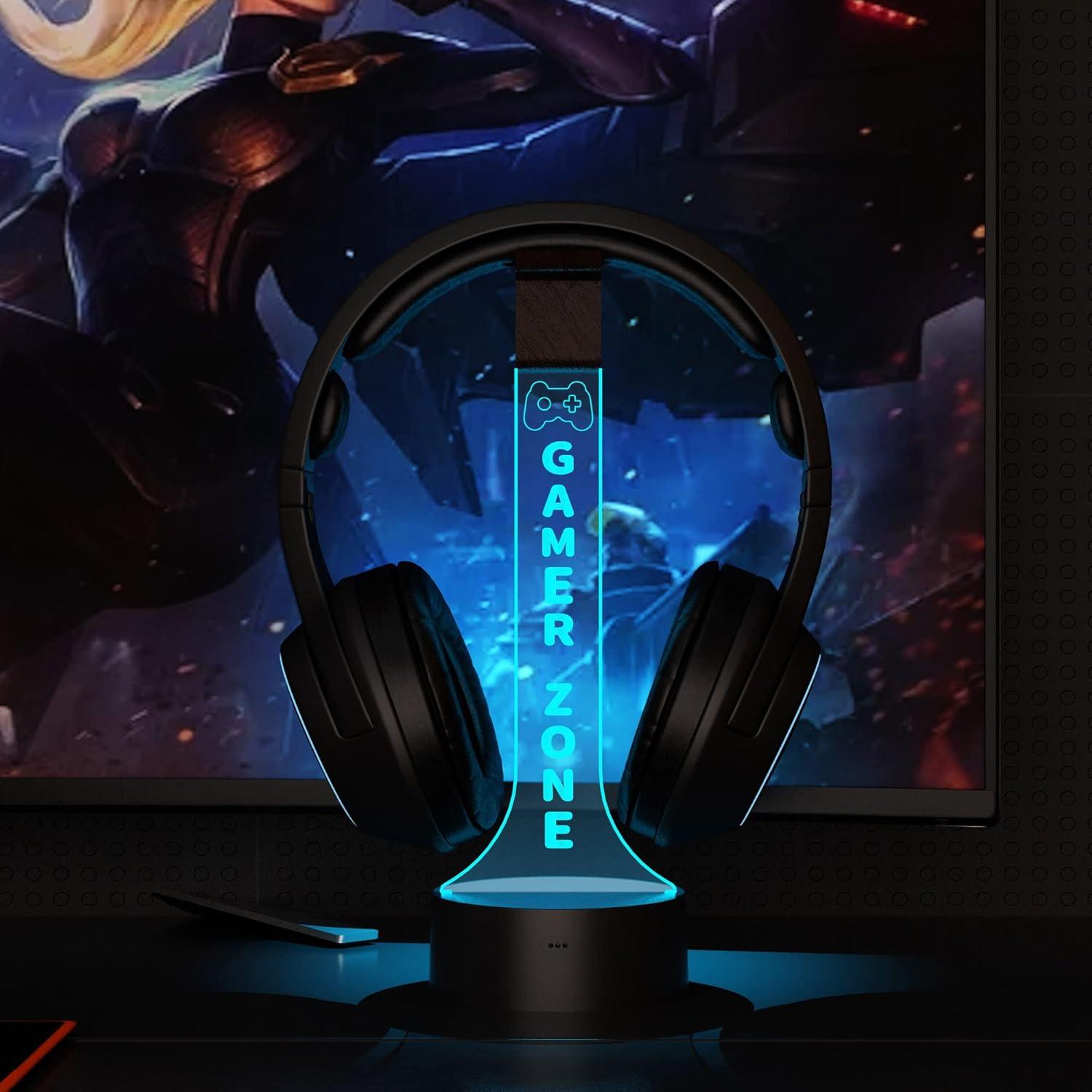 Soporte para Auriculares YuanDian RGB con 16 Luces de Color