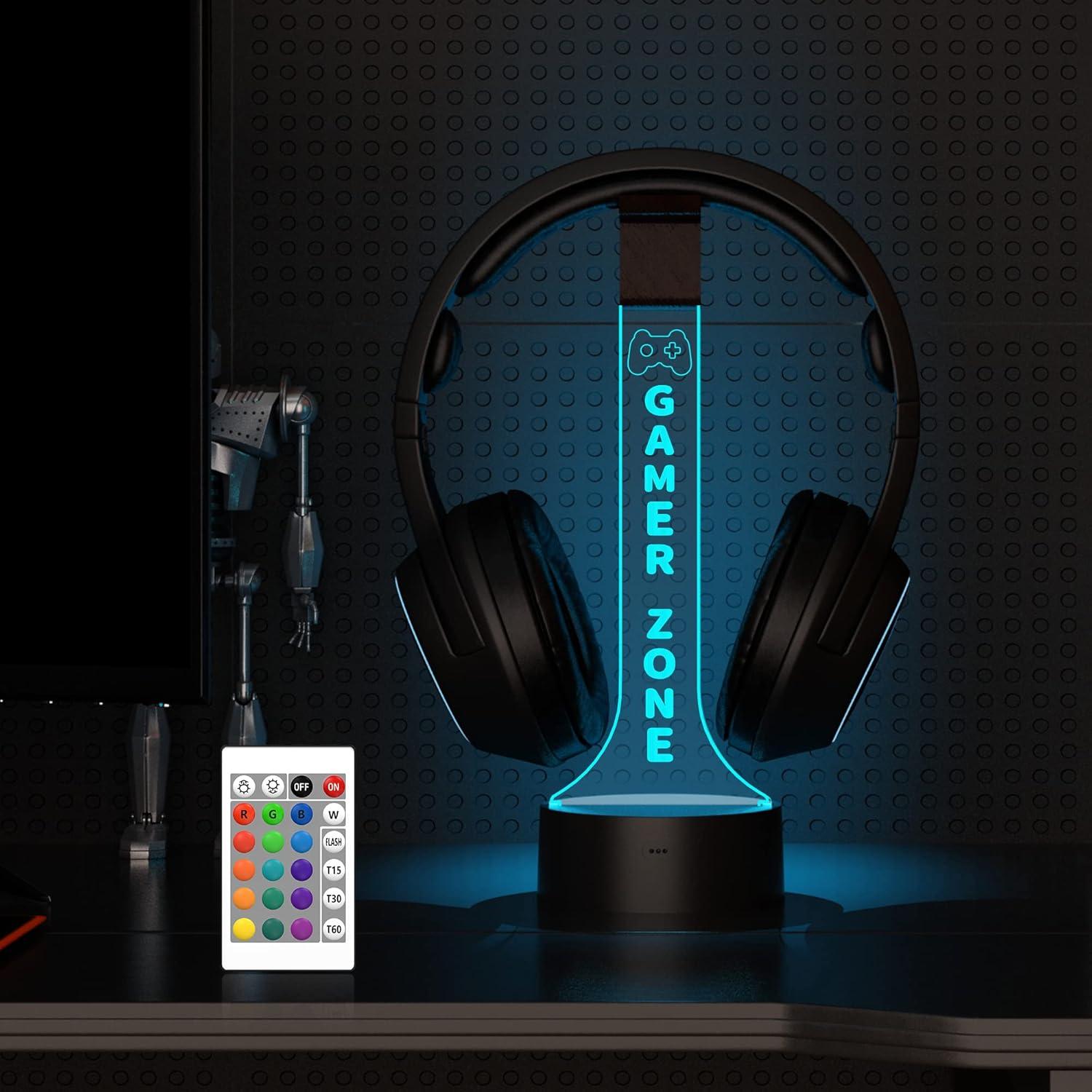 Soporte para Auriculares YuanDian RGB con 16 Luces de Color