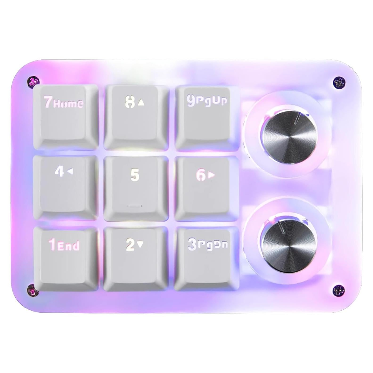 Teclado Mecánico Programable Yoqanr USB Retroiluminado RGB