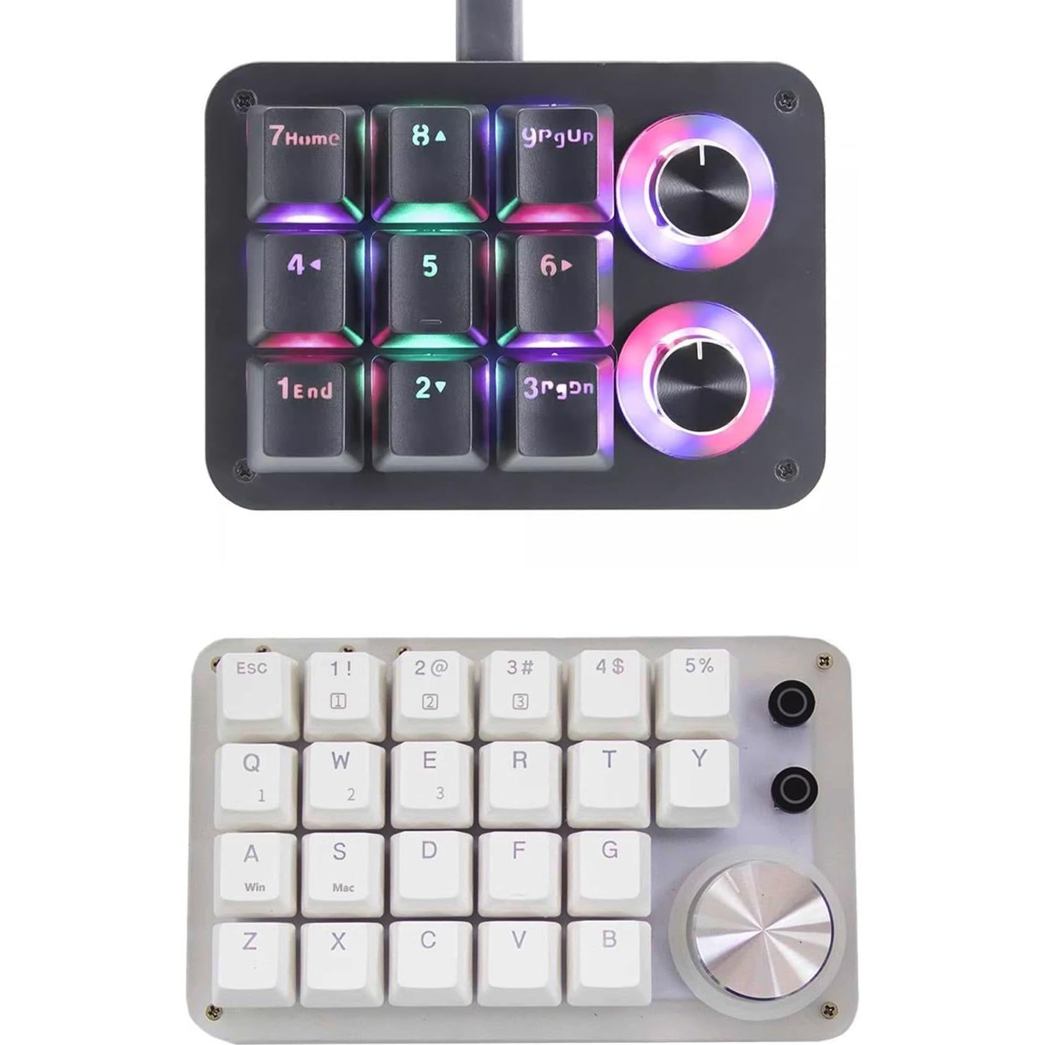 Teclado Mecánico Programable Yoqanr USB Retroiluminado RGB