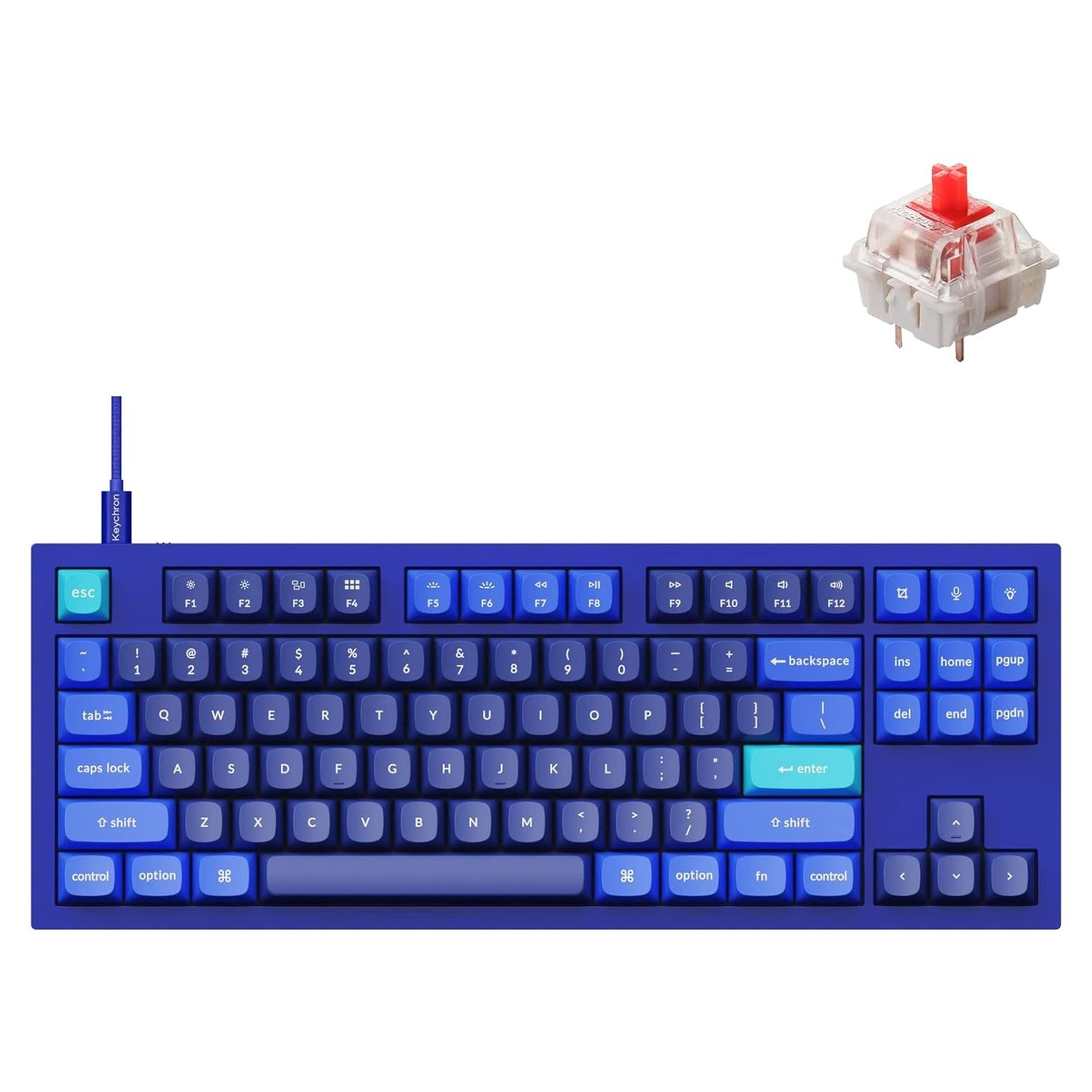Teclado Mecánico Personalizable Keychron Q3 RGB Tenkeyless 87 Teclas