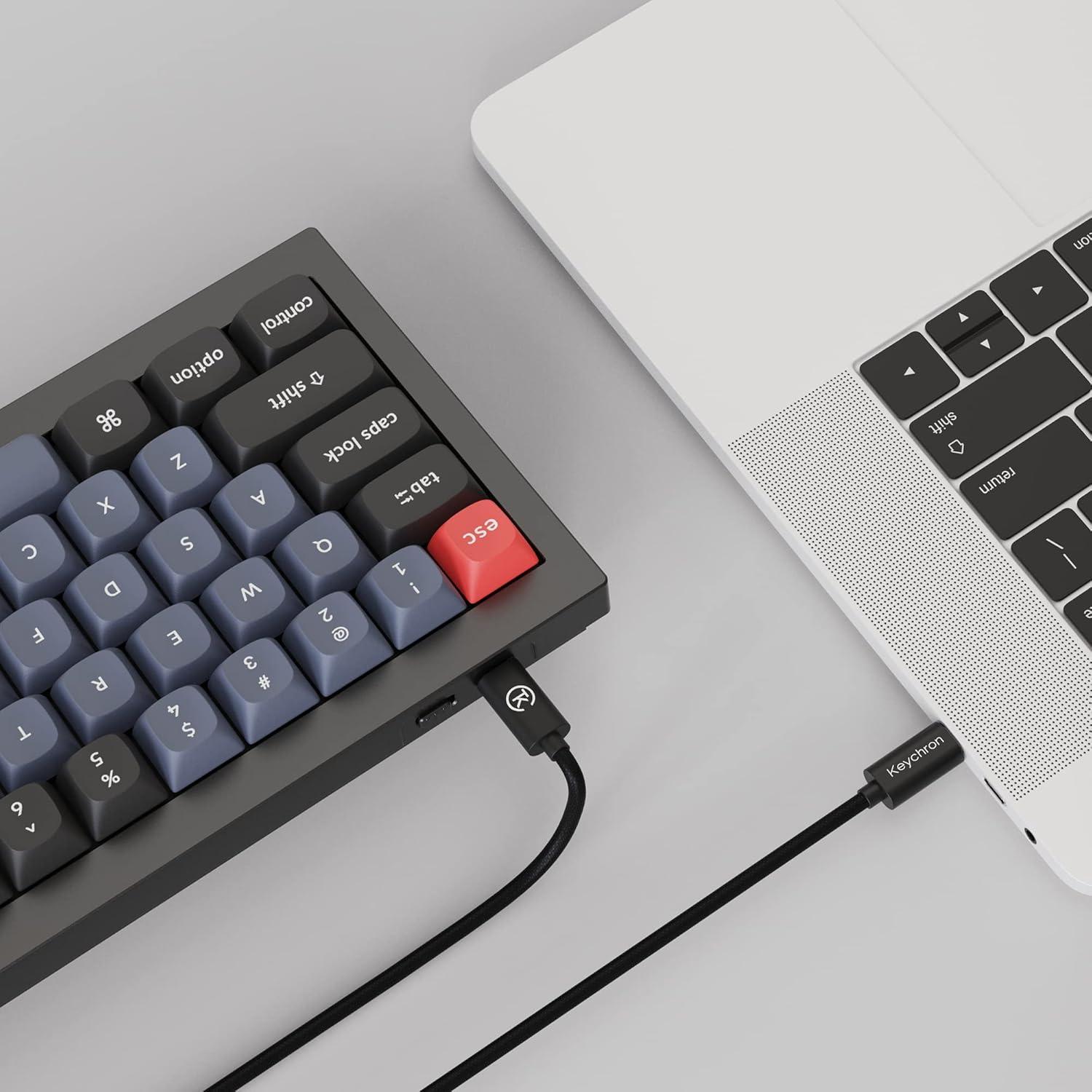 Teclado Mecánico Keychron Q2 65% Personalizable con Perilla