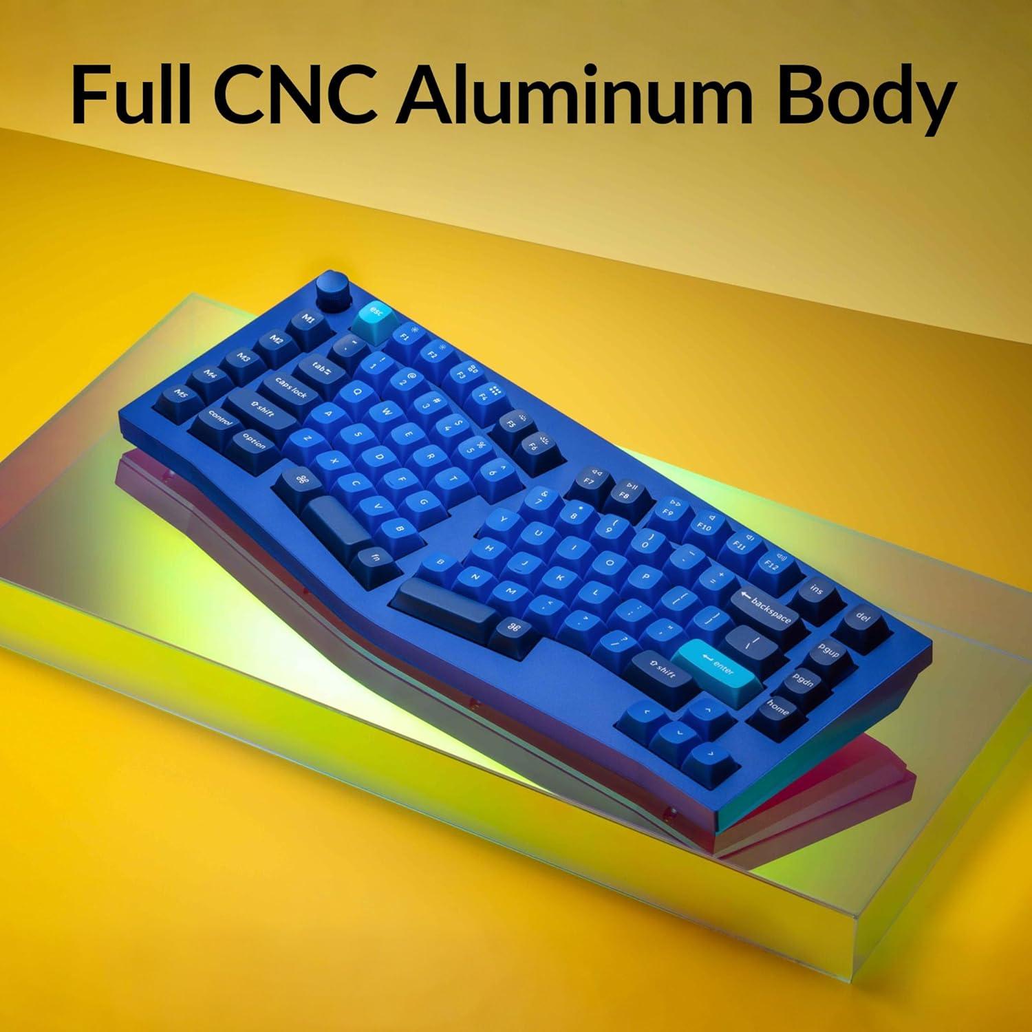 Teclado Mecánico Keychron Q10 75% Programable QMK/VIA Azul