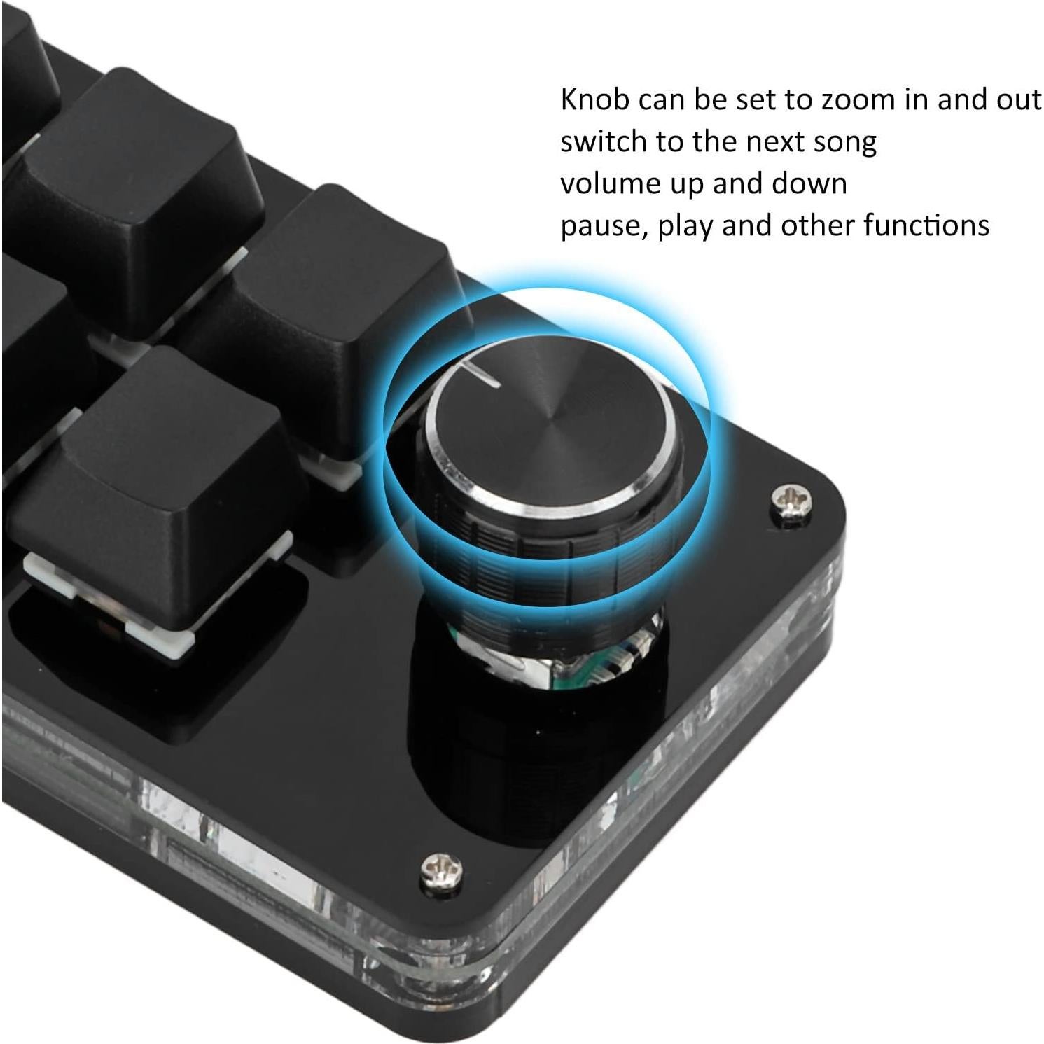 Teclado Mecánico Programable Mini Sonew 6 Teclas USB Negro