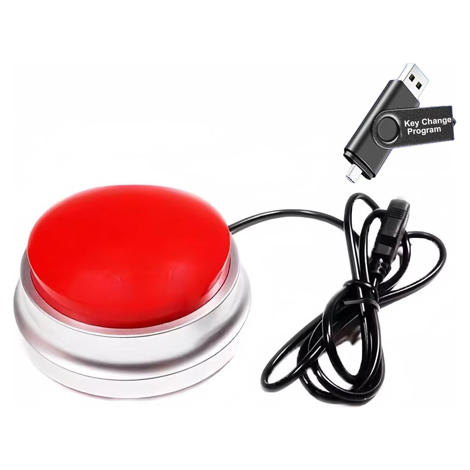 Teclado Macro USB Programable Yoqanr Rojo para Juegos