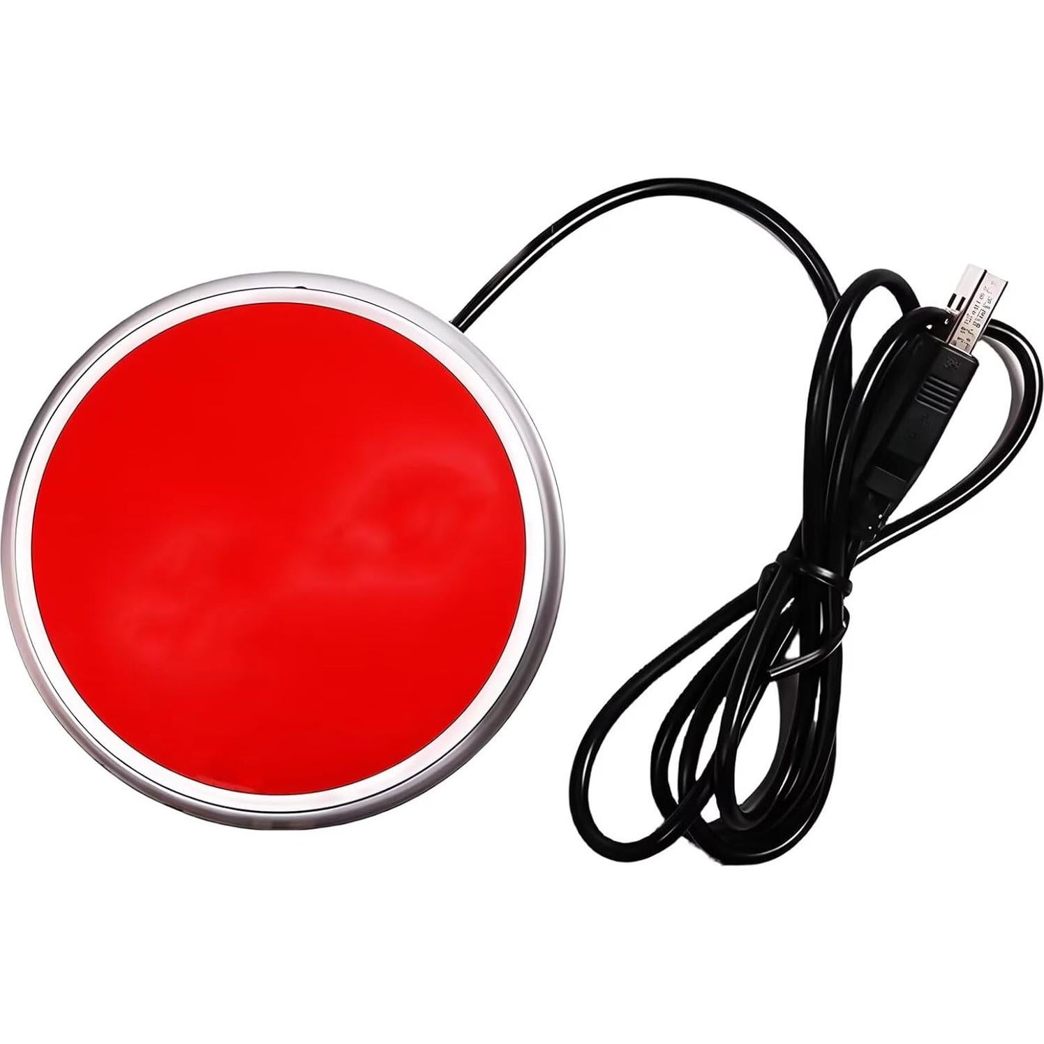 Teclado Macro USB Programable Yoqanr Rojo para Juegos