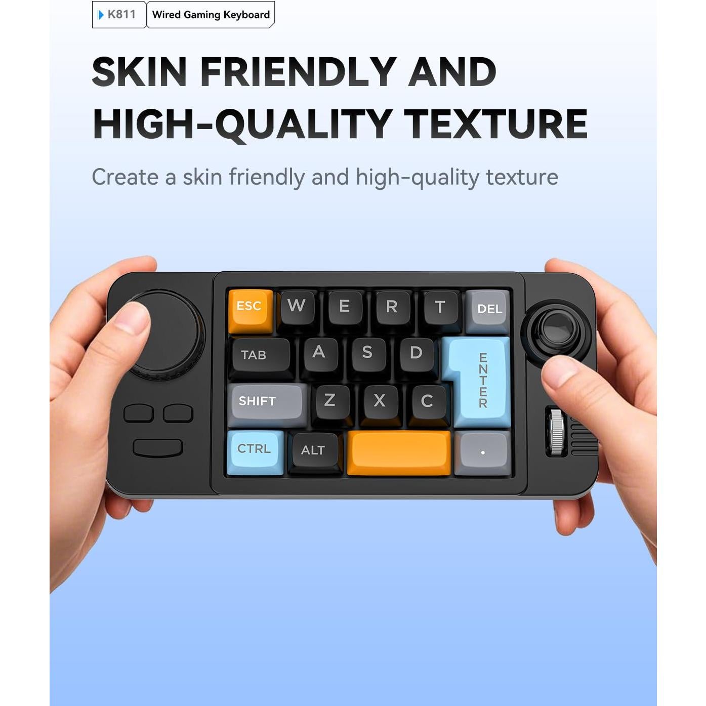 Teclado Mecánico Compacto JOMAA K811 19 Teclas RGB Tipo-C