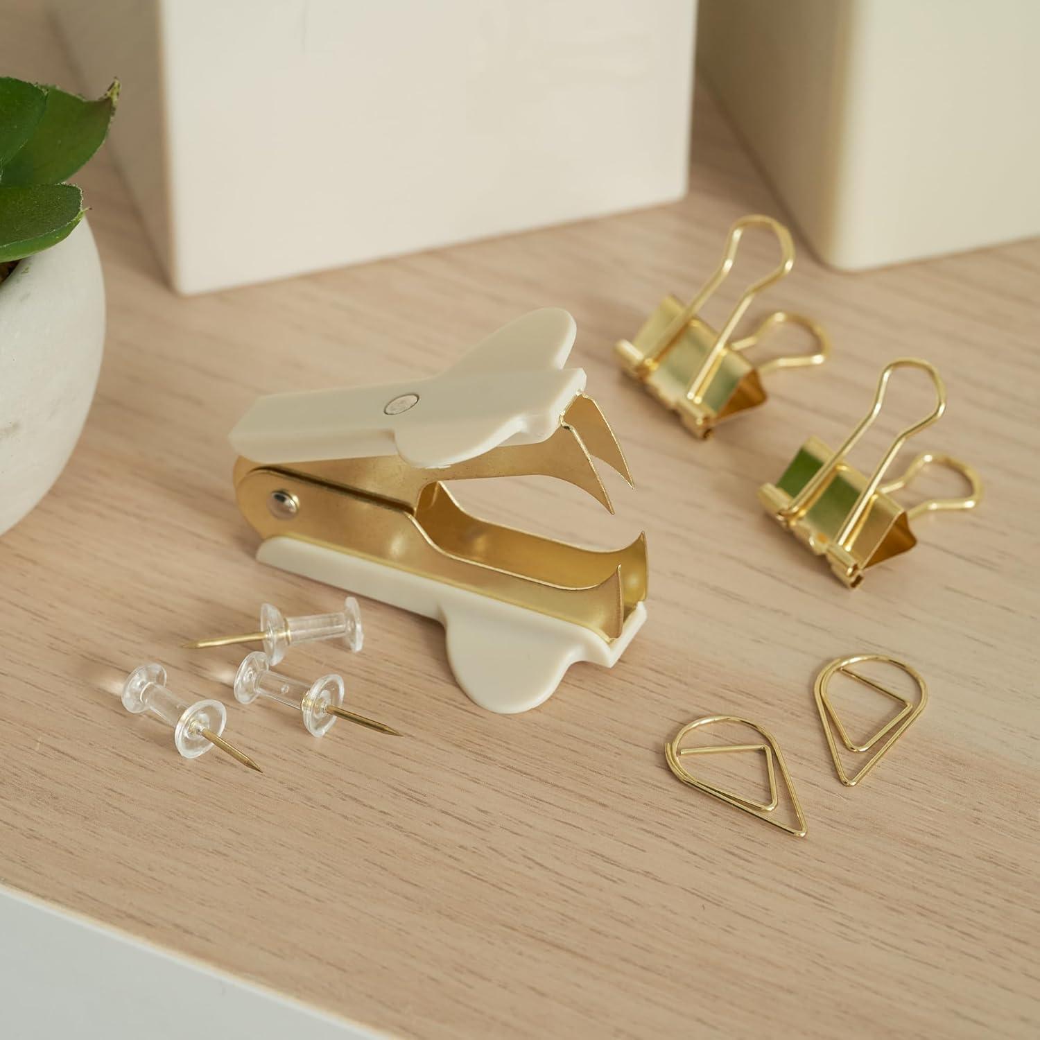 Juego de Accesorios de Escritorio KIBAGA Beige - Organizador Completo