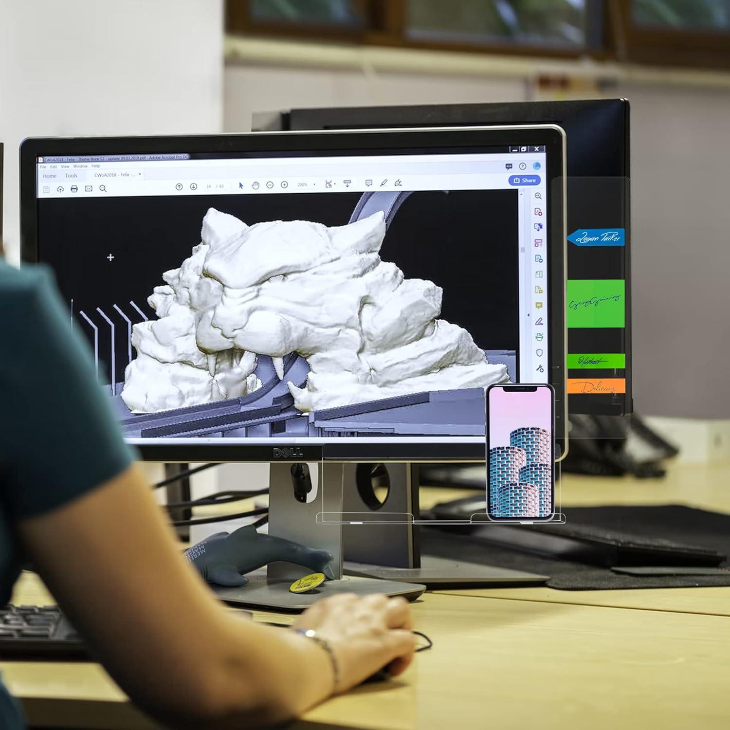 Tablero de Memoria 3 Piezas Ysenchan para Monitor con Soporte