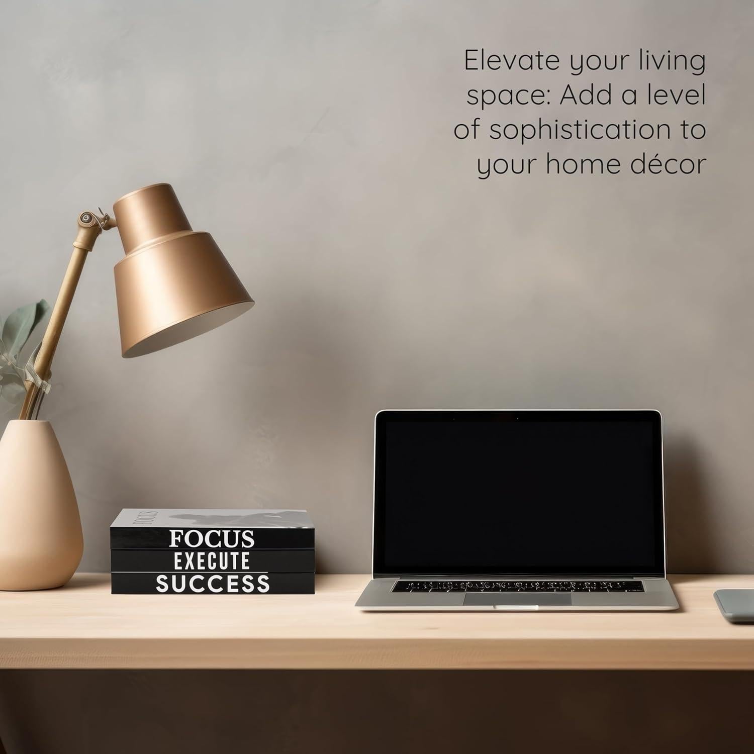 Juego de 3 Libros Decorativos Motivacionales Upstart Decor