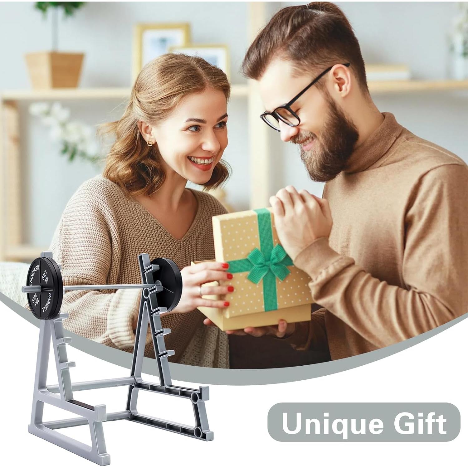 Soporte para bolígrafos de rack de sentadillas Dexspoeny - Organizador divertido