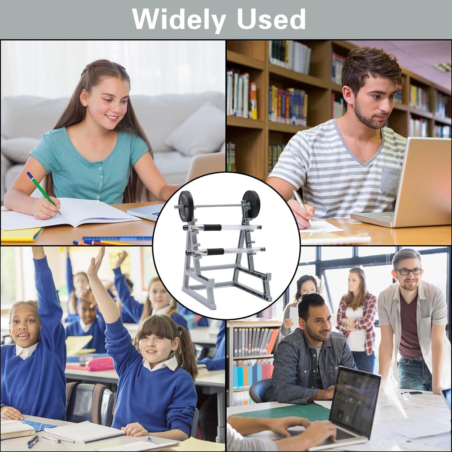 Soporte para bolígrafos de rack de sentadillas Dexspoeny - Organizador divertido