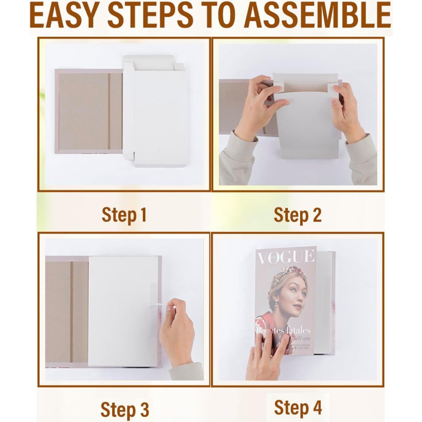 Conjunto de Libros Decorativos Probenex Luxe Grande 4 Pcs