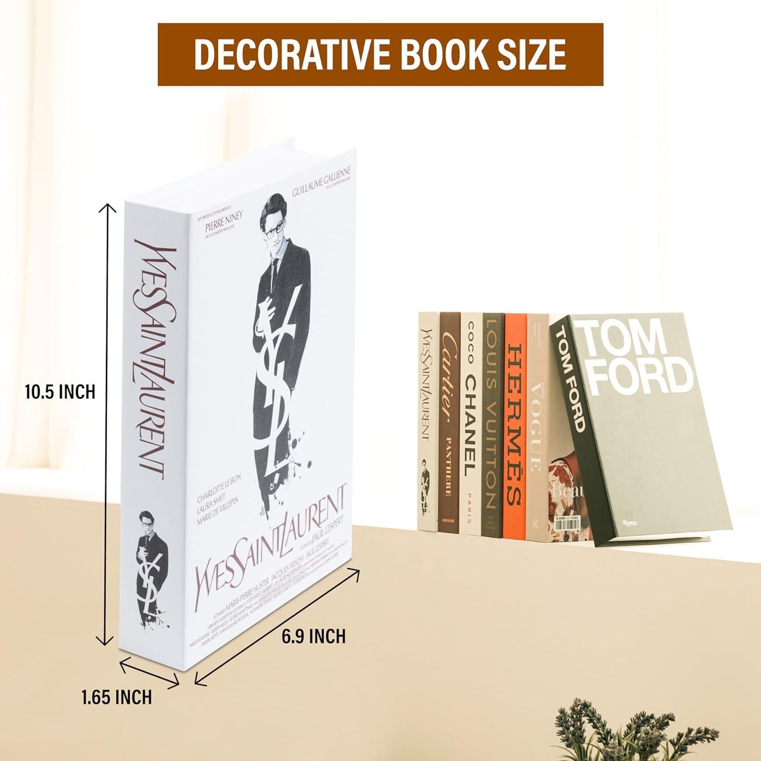 Conjunto de Libros Decorativos Probenex Luxe Grande 4 Pcs