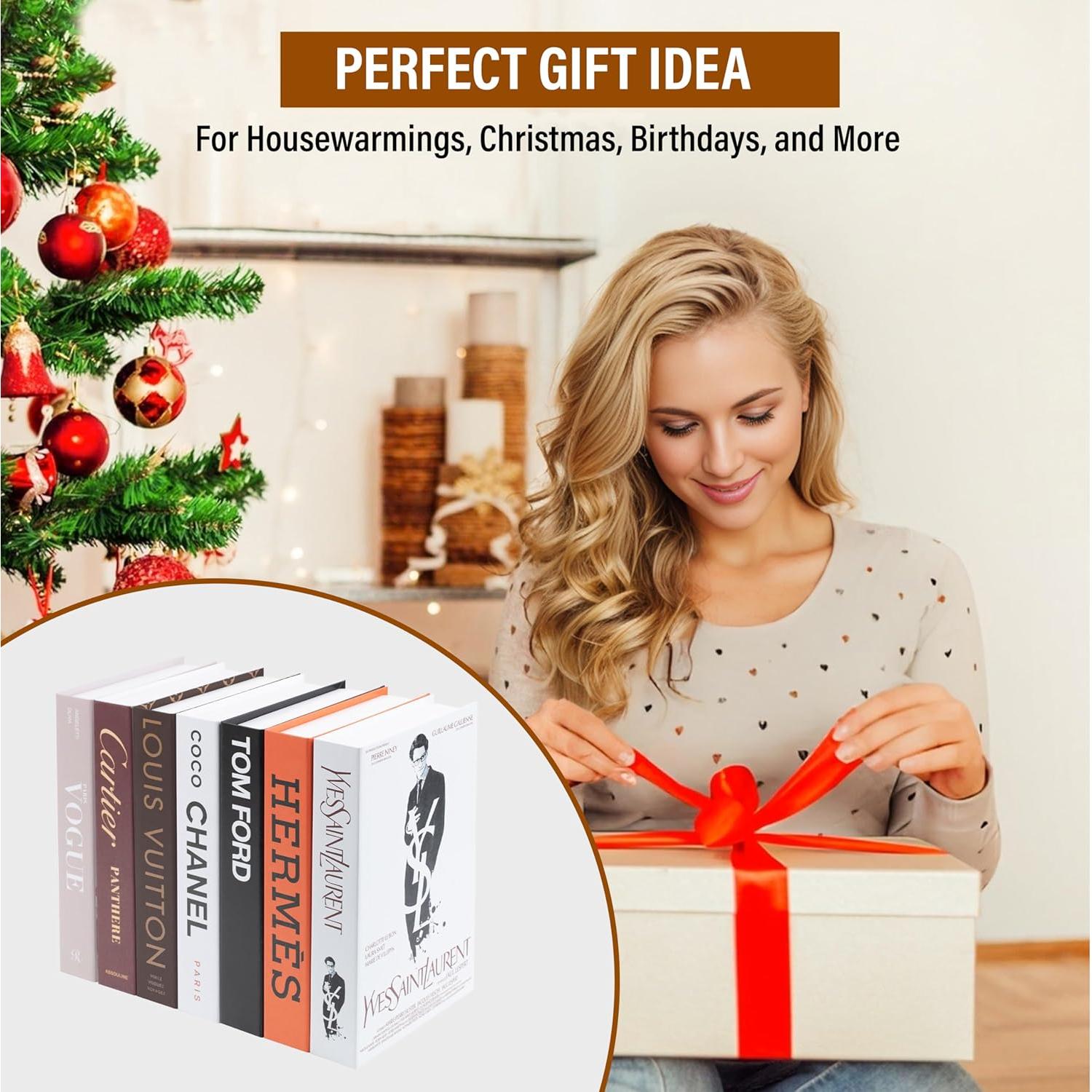 Conjunto de Libros Decorativos Probenex Luxe Grande 4 Pcs