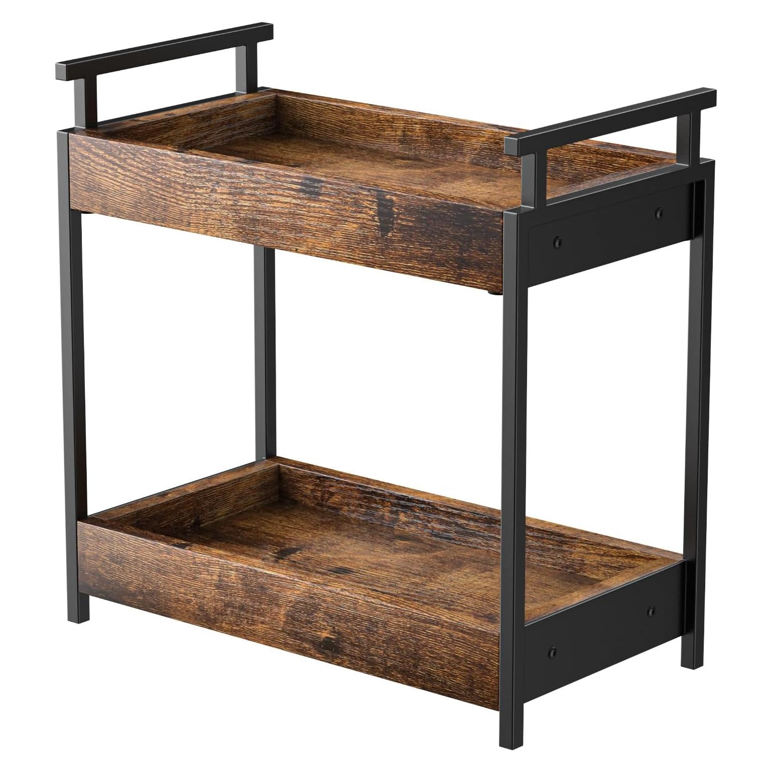 Organizador de Café KLM de Madera 2 Niveles 33.78x17.78 cm