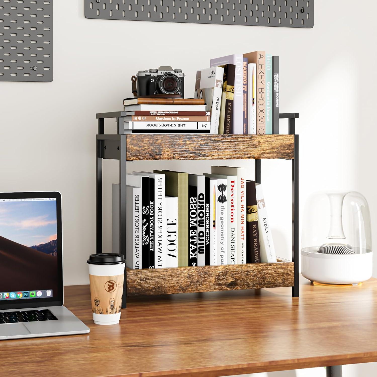 Organizador de Café KLM de Madera 2 Niveles 33.78x17.78 cm