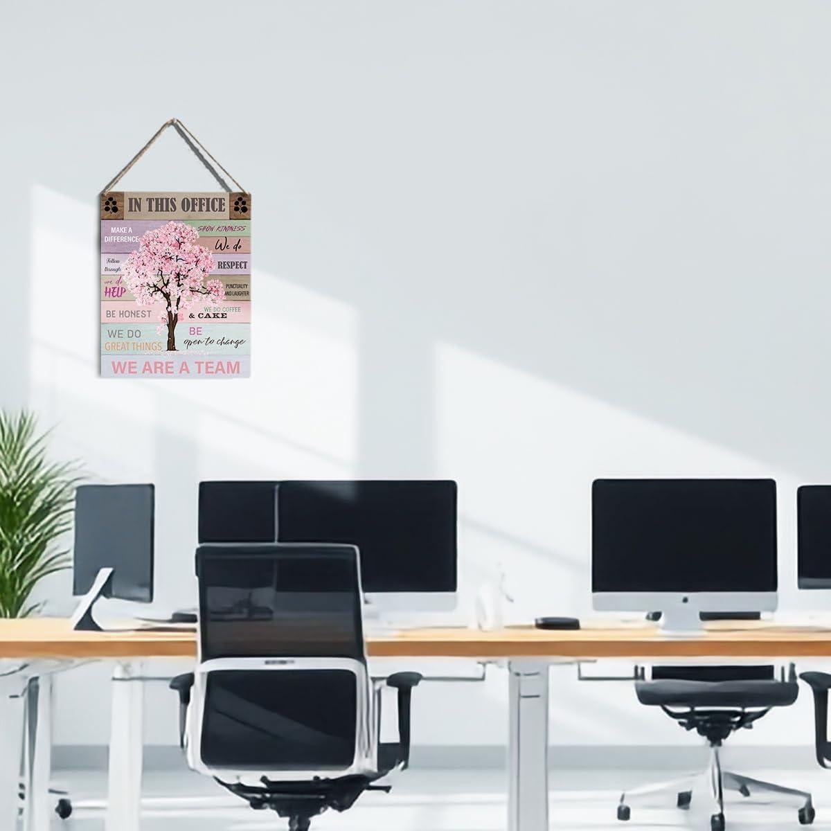 Letrero de Madera GUDIAO 20x25 cm Decoración Oficina