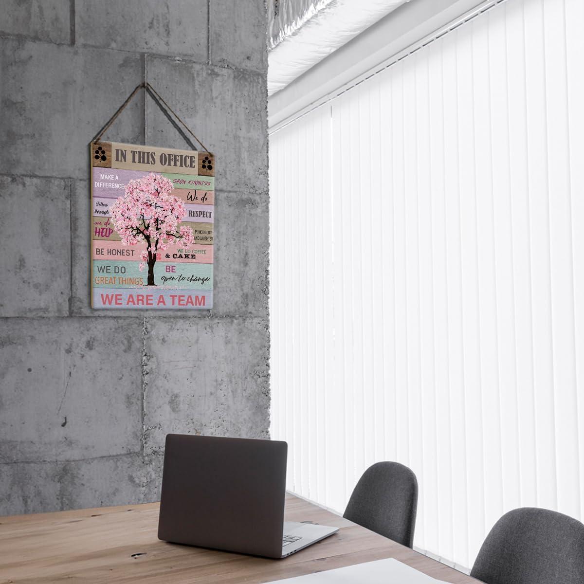 Letrero de Madera GUDIAO 20x25 cm Decoración Oficina