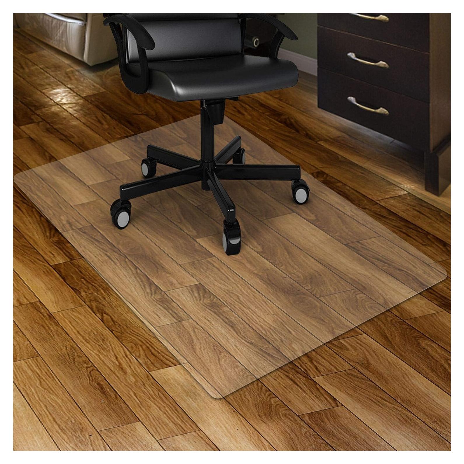 Alfombrilla Kuyal Clear para Sillas 76x122 cm Protección Suelo Duro