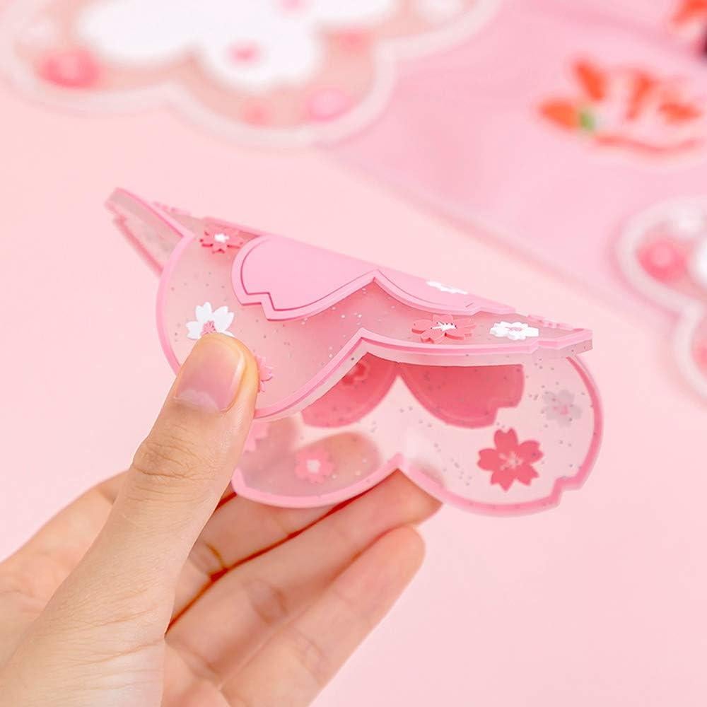 Posavasos Kawaii Binoster 2PCS Flor de Cerezo Rosa PVC
