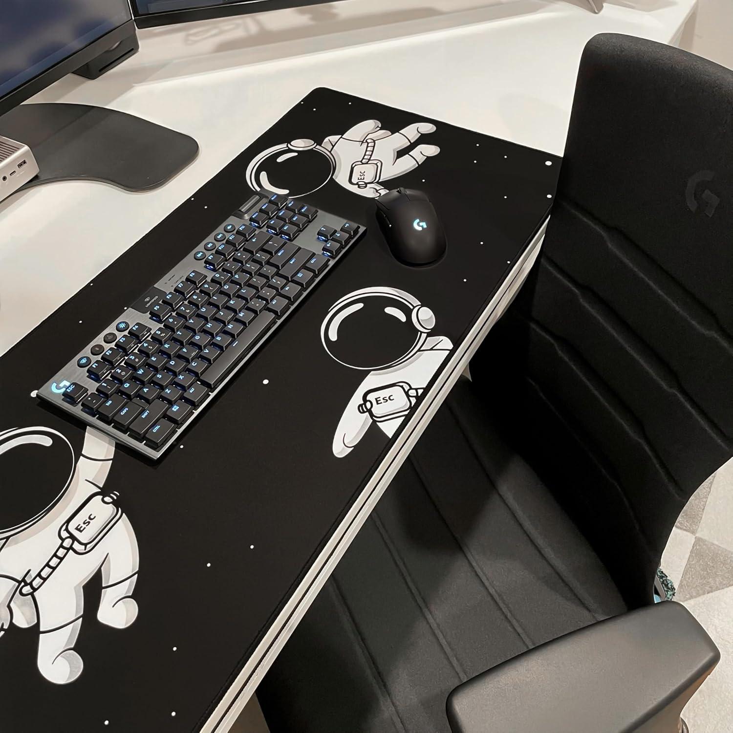 Alfombrilla de Ratón Gravity Keycadets 90x40 cm Antideslizante