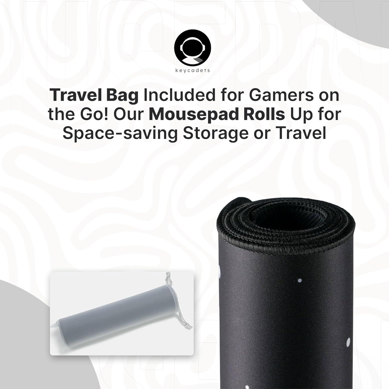 Alfombrilla de Ratón Gravity Keycadets 90x40 cm Antideslizante