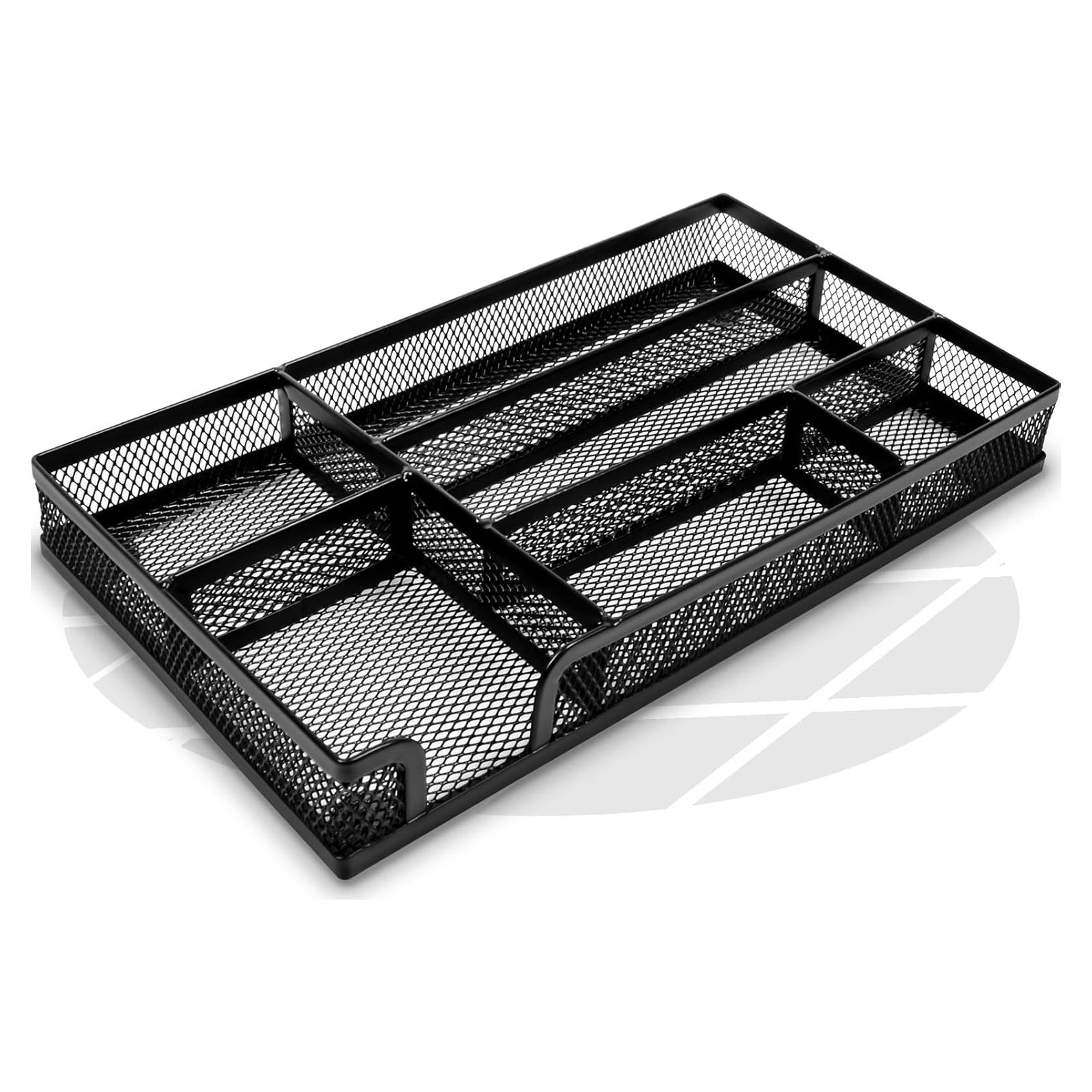 Organizador de Cajón de Escritorio Subeauty Malla Metálica 26.2x15.5cm