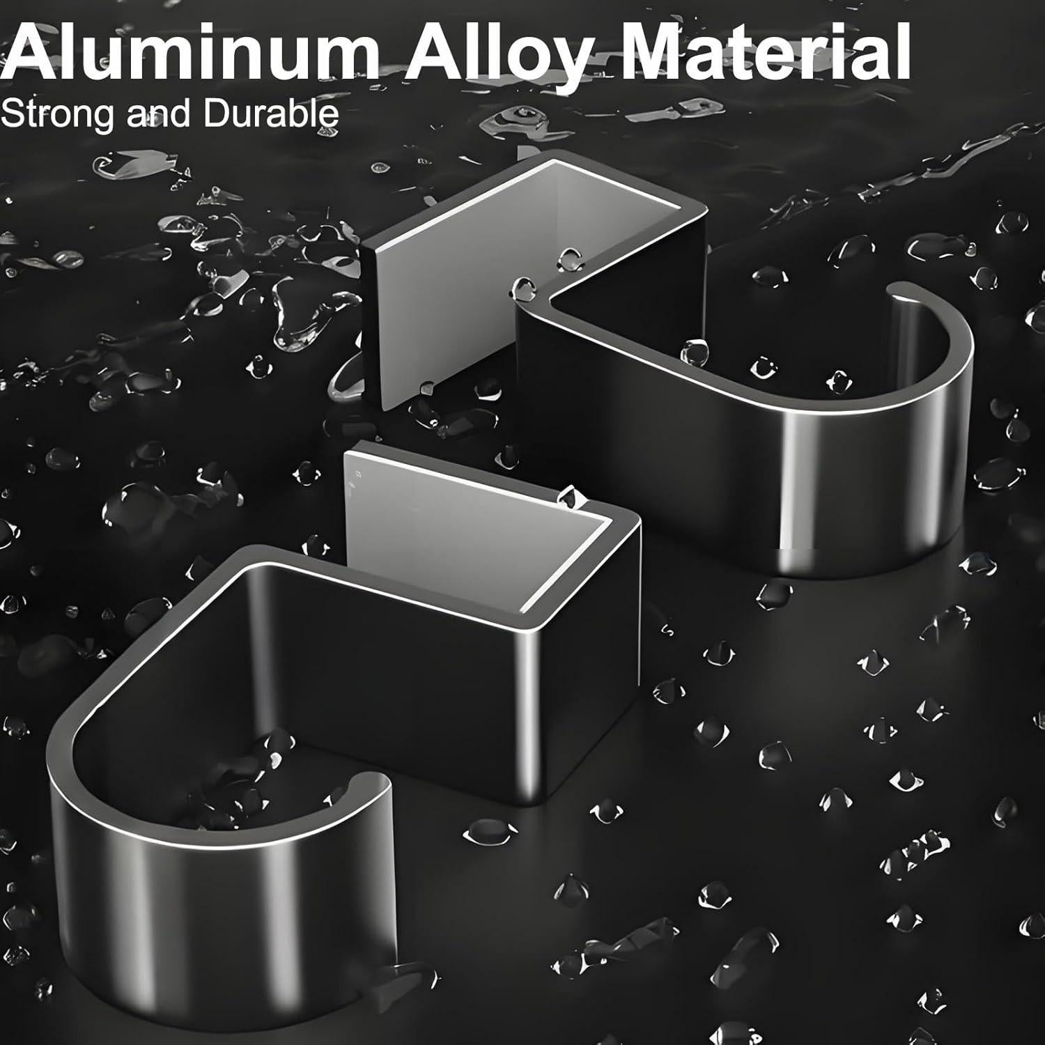 Soporte para Auriculares JAKO V7900 de Aluminio Negro - 2 Pcs