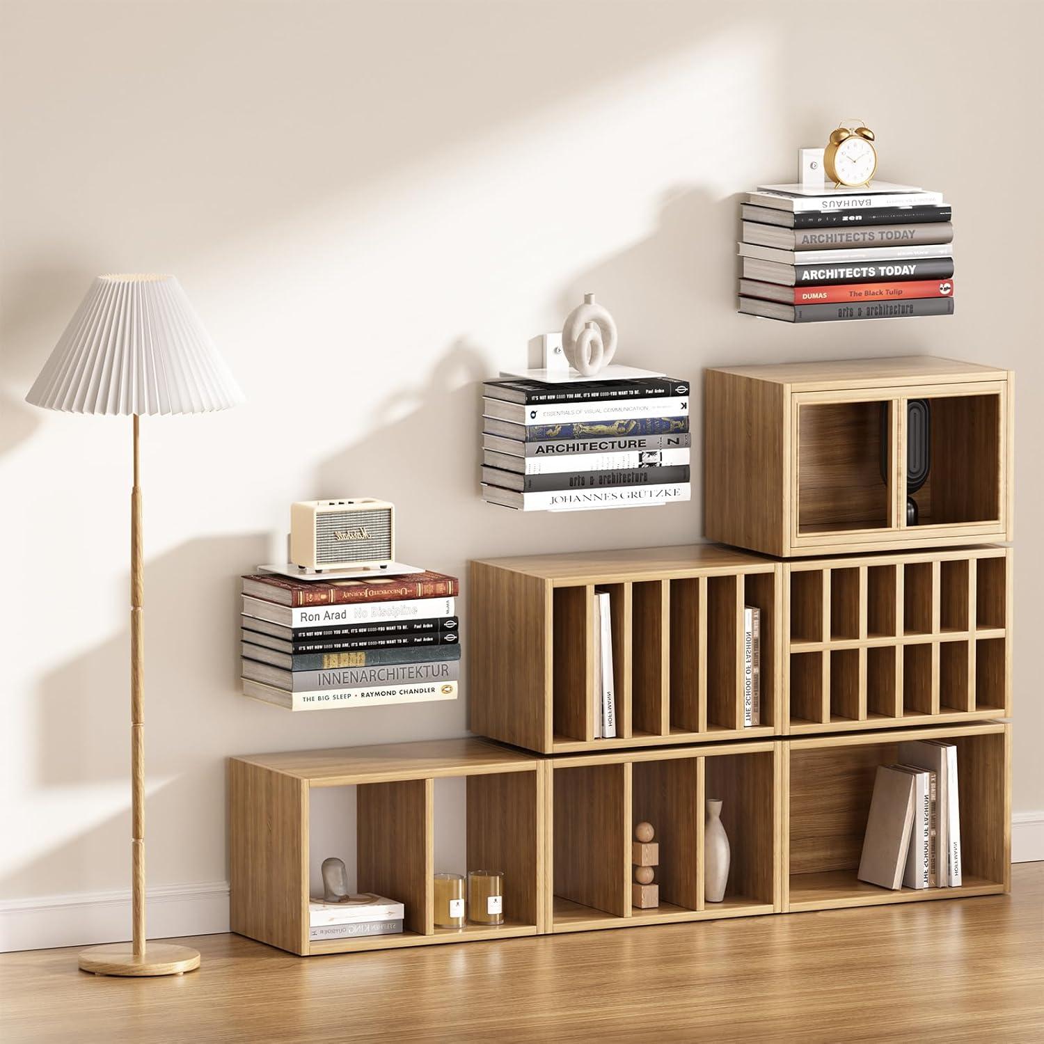 Estantería Flotante de Metal ART-GIFTREE 4 Niveles Blanca