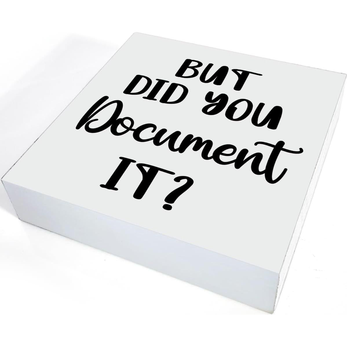 Cartel de Madera Decorativa Wrpdrim 12.7 x 12.7 cm Oficina