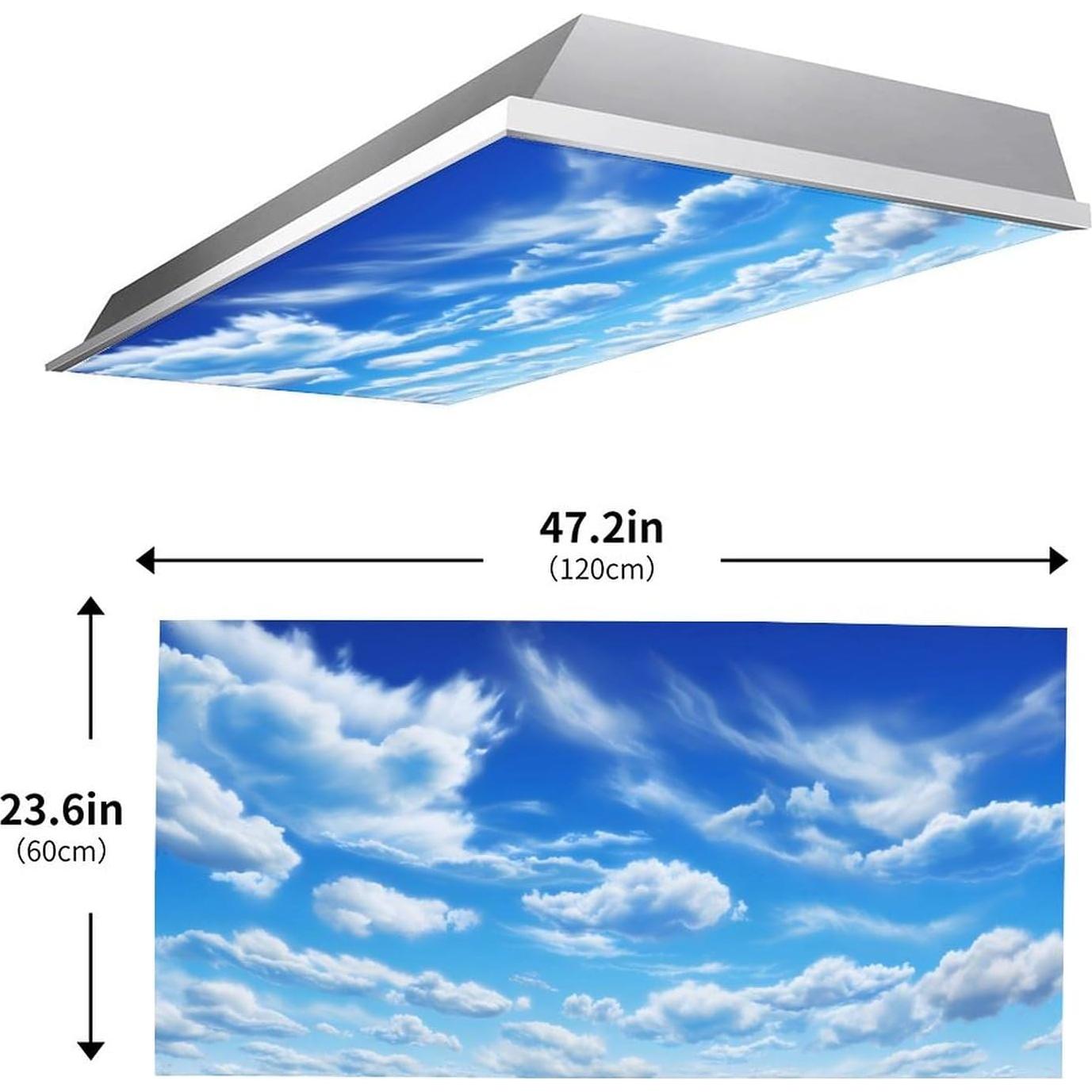 Cubierta de Luz Fluorescente Dujupu 60x30 cm Magnética