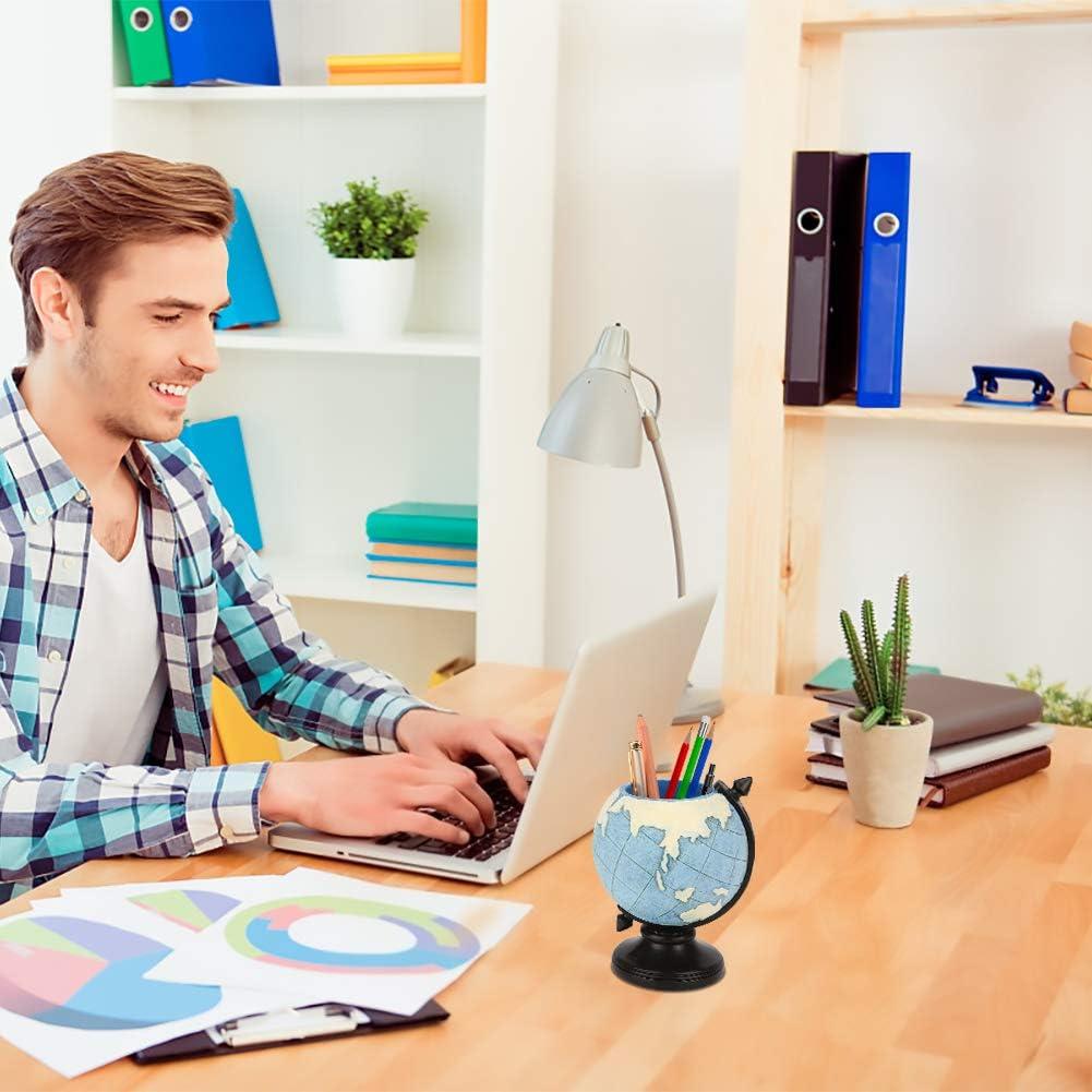 Soporte para bolígrafos MUAMAX en forma de globo azul