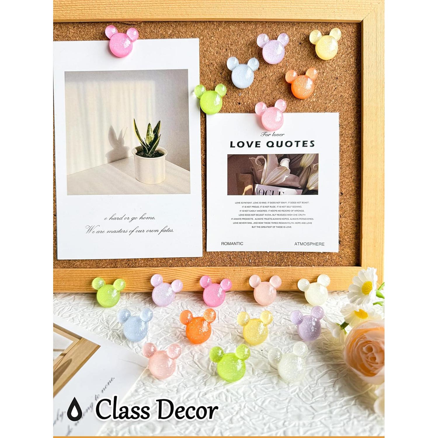 30 Chinchetas Decorativas Tandarui para Oficina y Hogar